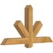 Ekena Millwork Kennewick Rough Sawn Timber Gable Bracket, Western Red Cedar, 48"W x 26"H x 4"D x 4"F, 13/12 Pitch GBW048X26X0404KEN00RWR - alternate 3